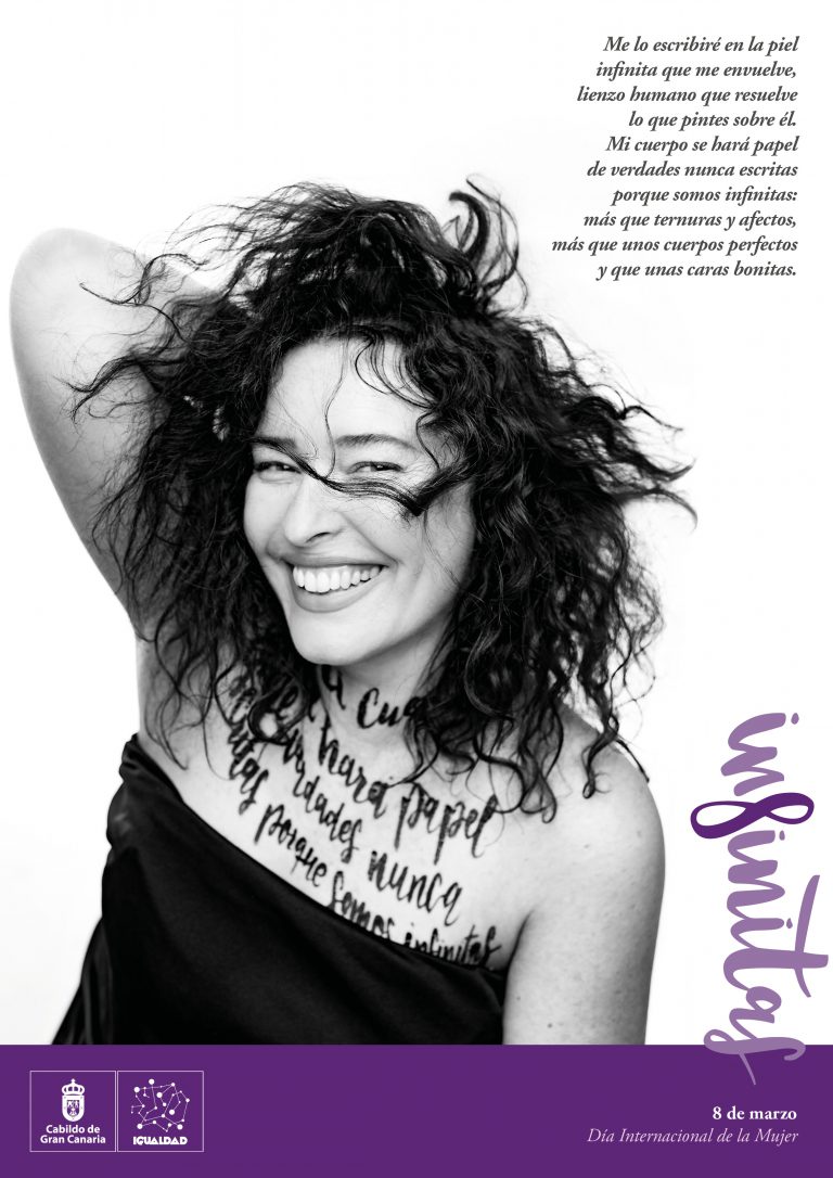 Leticia Padilla, primera de las nueve mujeres que protagonizan la campaña ‘Infinitas’ del Cabildo de Gran Canaria