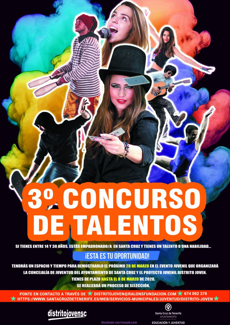 El Ayuntamiento de Santa Cruz convoca su III Concurso de Talentos para jóvenes