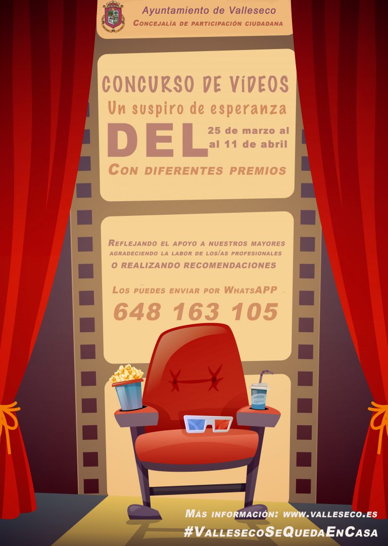 El Ayuntamiento de Valleseco convoca un concurso de vídeos en torno al coronavirus