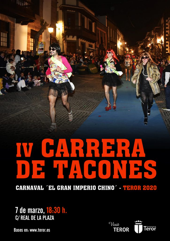 La carrera de tacones con obstáculos animará el sábado el Carnaval en Familia de Teror