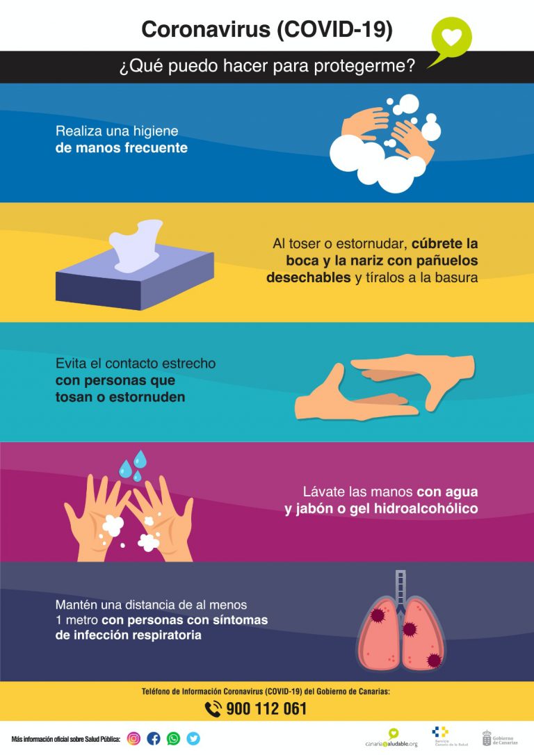 Gáldar difundirá con un stand informativo las recomendaciones para prevenir el coronavirus