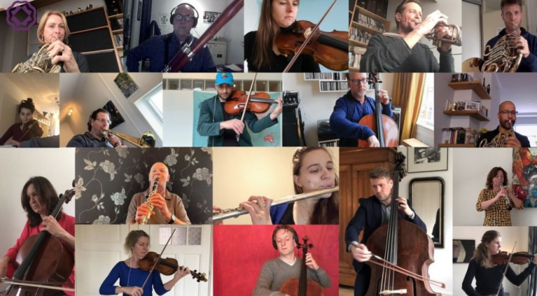 La filarmónica de Rotterdam interpreta el 'Himno a la Alegría' en cuarentena