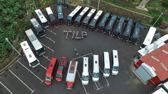 Transportes Insular La Palma está aplicando medidas de refuerzo extra en la limpieza de sus vehículos 1 flota transportes de la palma