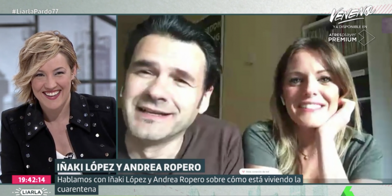 El hijo de Iñaki López y Andrea Ropero interrumpe en plena entrevista