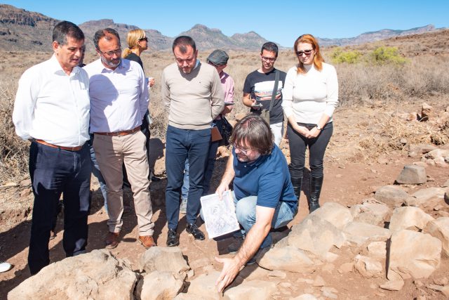 El Cabildo descubre en La Fortaleza estructuras prehispánicas inéditas en Gran Canaria que pudieron ser la antesala de un cementerio 3 la fortaleza gt
