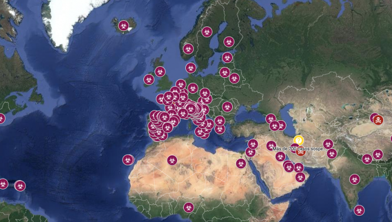 Estos son los tres principales focos de coronavirus en España