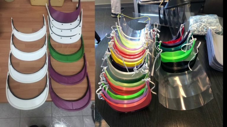 La ULPGC colabora con el movimiento CoronavirusMakers.org en Gran Canaria en la fabricación de viseras sanitarias