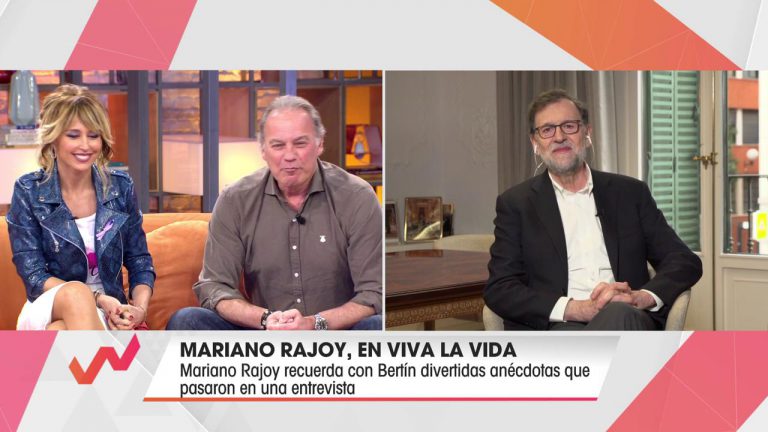 La inesperada aparición de Mariano Rajoy en 'Viva la vida' y su problema con los calcetines