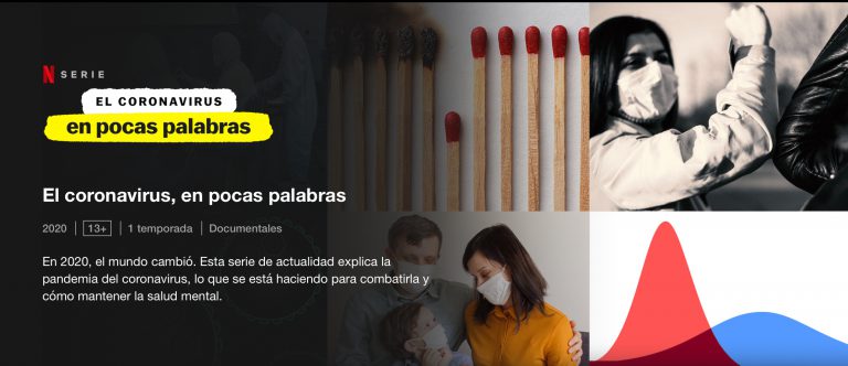Netflix lanza 'Coronavirus, Explained', una mini serie para entender la pandemia del Covid