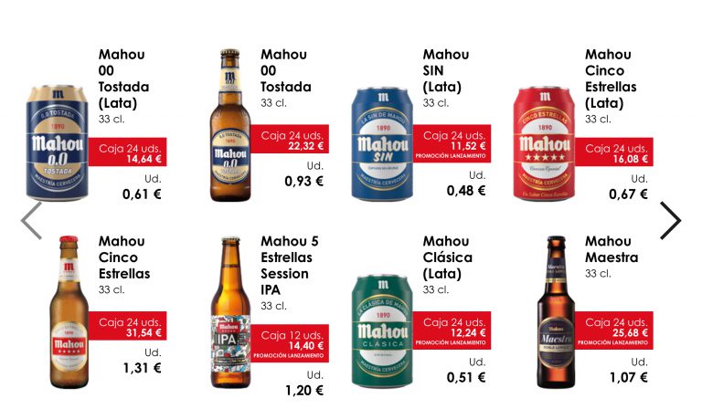 Mahou empieza a repartir cerveza a domicilio en Madrid, Valencia y Granada
