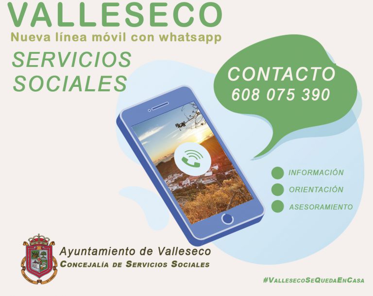 Servicios Sociales de Valleseco refuerza las vías de comunicación con la vecindad