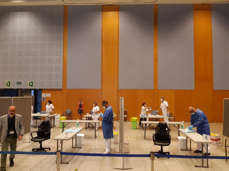 Sanidad pone en marcha un nuevo operativo de toma de muestras ágiles para la detección del coronavirus en Meloneras