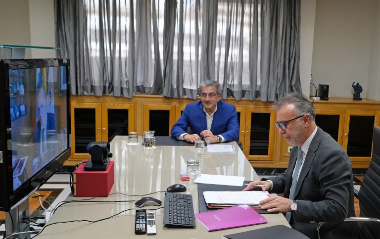 Ángel Víctor Torres preside la reunión con los alcaldes de las ciudades más pobladas de Canarias