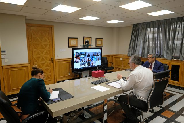Nuevo encuentro virtual del Gobierno, FECAM y FECAI 1 Reunión con la Fecam