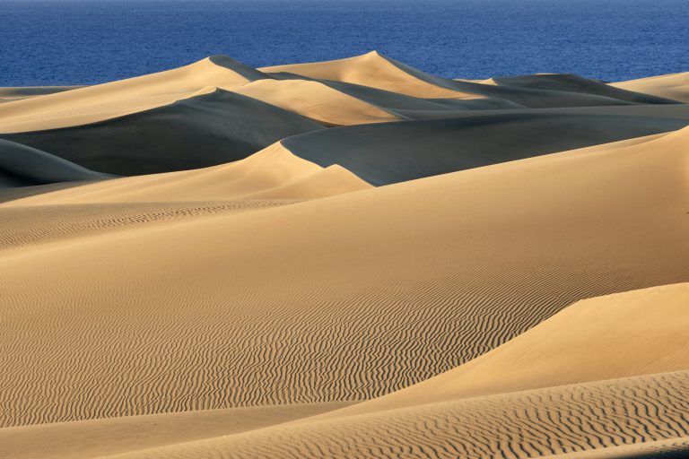 El confinamiento devuelve a las Dunas de Maspalomas sus ondulaciones y paisaje de ensueño de hace 50 años