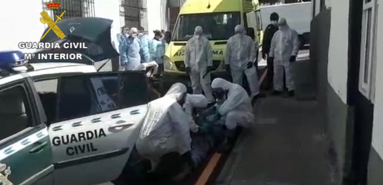 Detenido por segunda vez en menos de 48 horas tras escupir a varios guardias civiles mientras decía estar contagiado