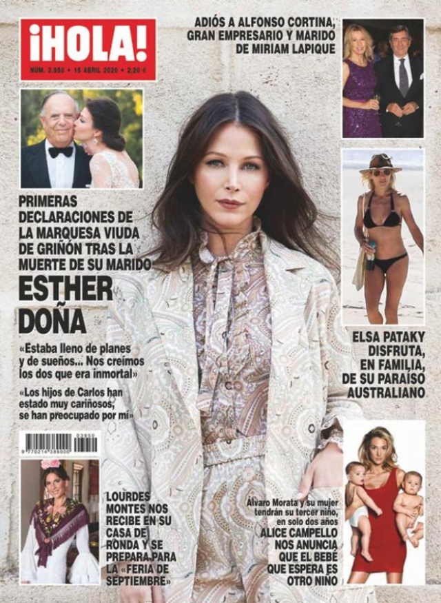 La viuda de Carlos Falcó rompe su silencio tras conocerse el fallecimiento por coronavirus 1 hola