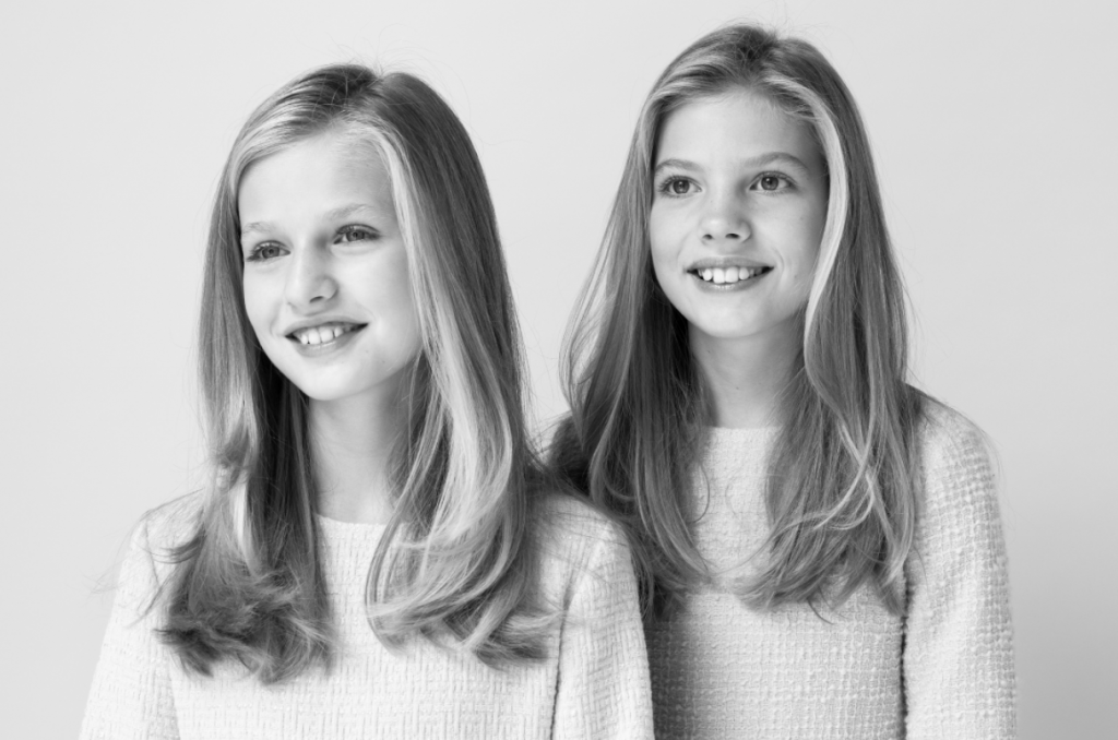 Las infantas, en foto.