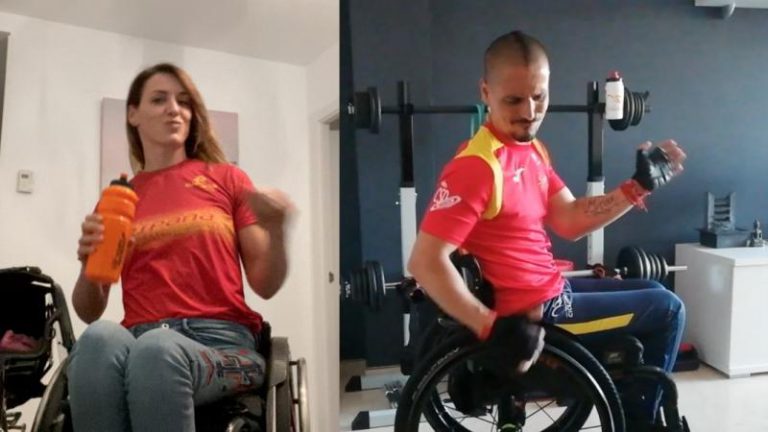 Deportistas paralímpicos interpretan su particular 'Resistiré' desde casa