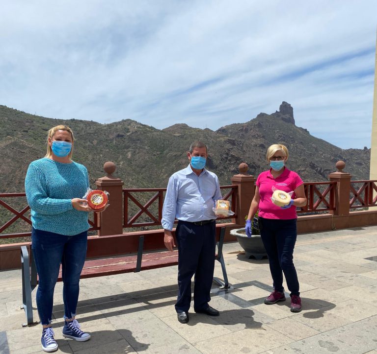Quesos solidarios para las familias más necesitadas del Consorcio de Cumbres de Gran Canaria