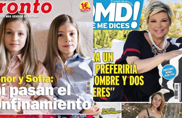 Kiosco rosa: portadas de las revistas del corazón