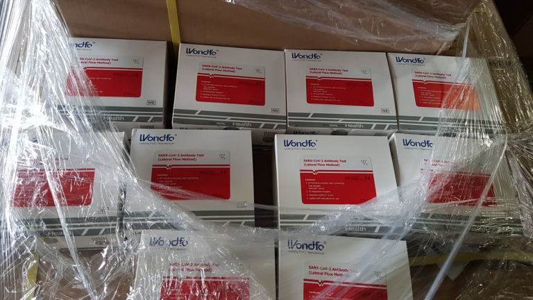 Las comunidades empiezan a recibir los test del coronavirus