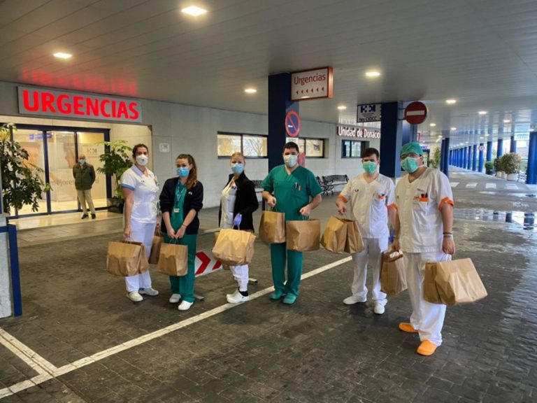 Menús solidarios en la lucha contra la pandemia