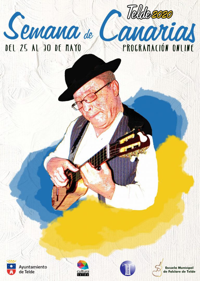 Telde reconoce la aportación de Nino Jiménez a la cultura popular con el cartel del Día de Canarias 