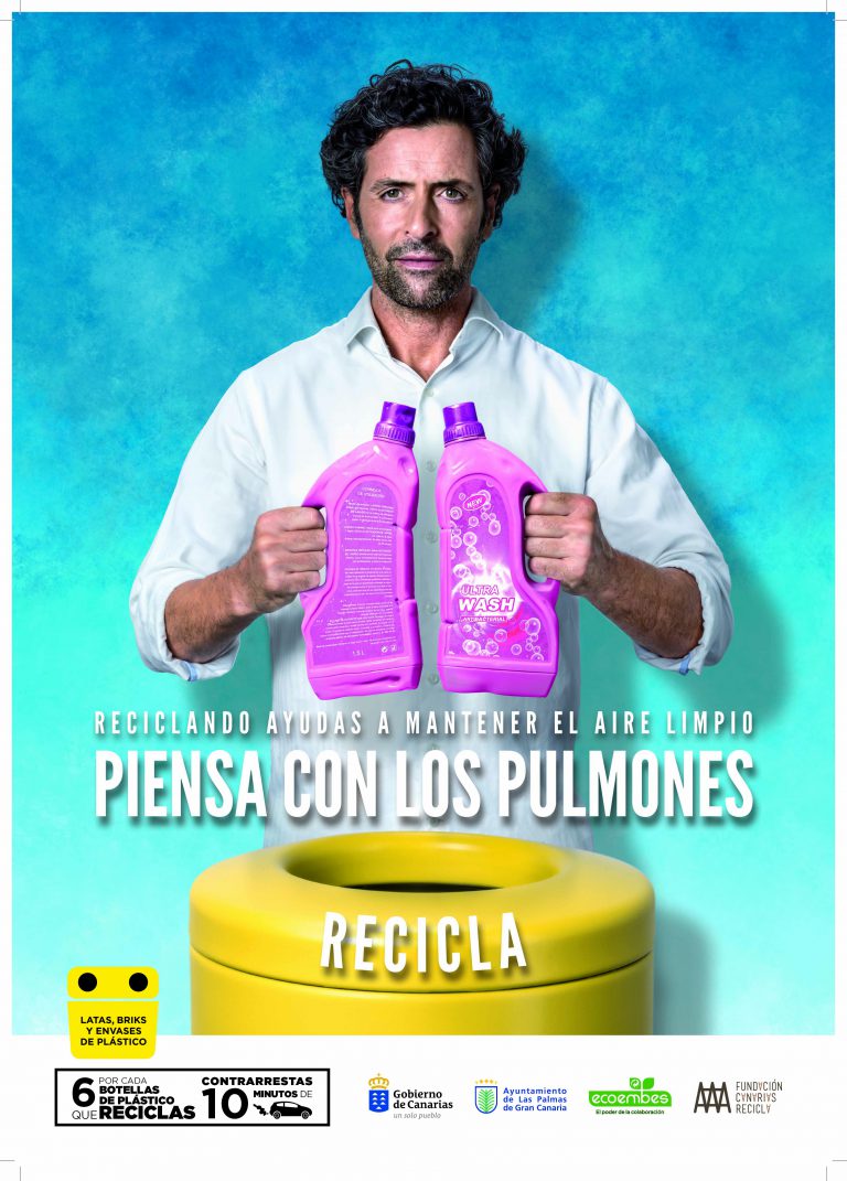 El Ayuntamiento lanza la campaña ‘Las Palmas de Gran Canaria piensa con los pulmones’ para concienciar sobre el reciclaje