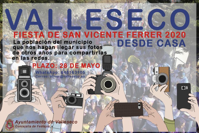 Valleseco celebrará la Fiesta de San Vicente Ferrer desde casa