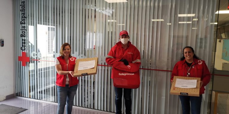 Telepizza colabora con la Cruz Roja