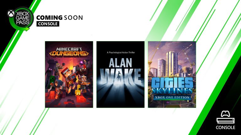 Minecraft Dungeons, Cities Skylines o Alan Wake llegarán a Xbox Game Pass
