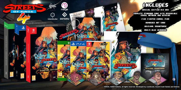 Streets of Rage 4 saldrá este verano en físico de la mano de Avance Discos