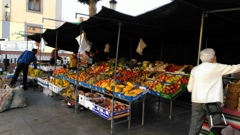 El mercadillo municipal, en la Plaza Grande de Guía, reabre este domingo 