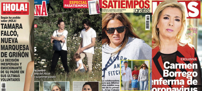 Kiosco rosa: portadas de las revistas del corazón