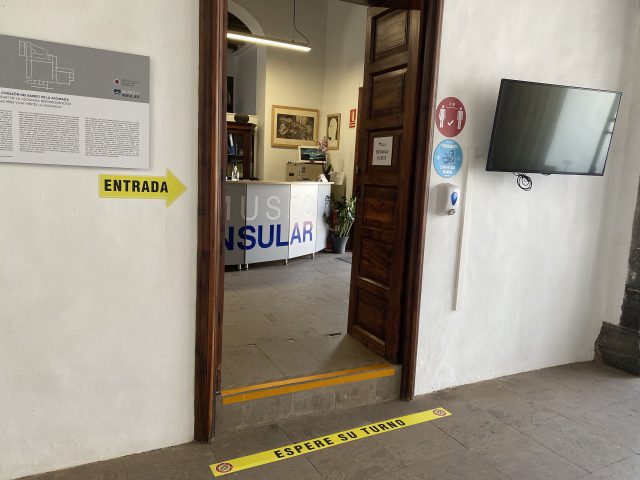 El Cabildo reabre sus dos museos con garantías de seguridad para sus visitantes y trabajadores 1 Reapertura Museo Insular La Palma