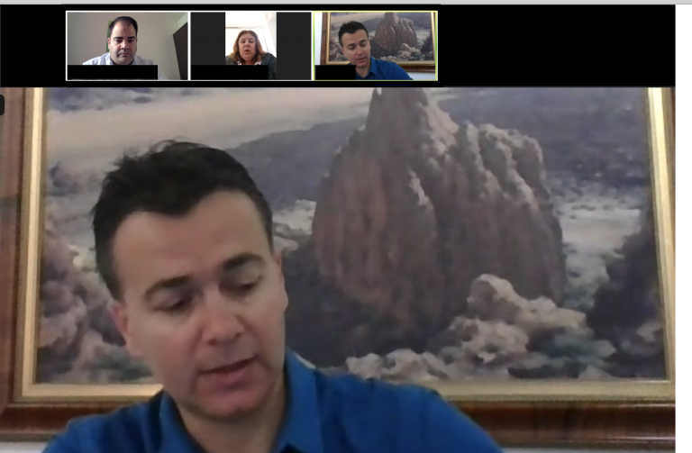 Intersindical Canaria se reúne con Héctor Gómez para abordar la recuperación de Canarias tras la covid-19