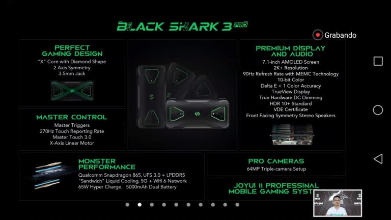Black Shark presenta su nueva gama de teléfonos Gaming Black Shark 3 y 3 Pro