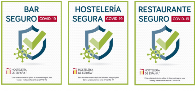 bar coronavirus logo pegatina