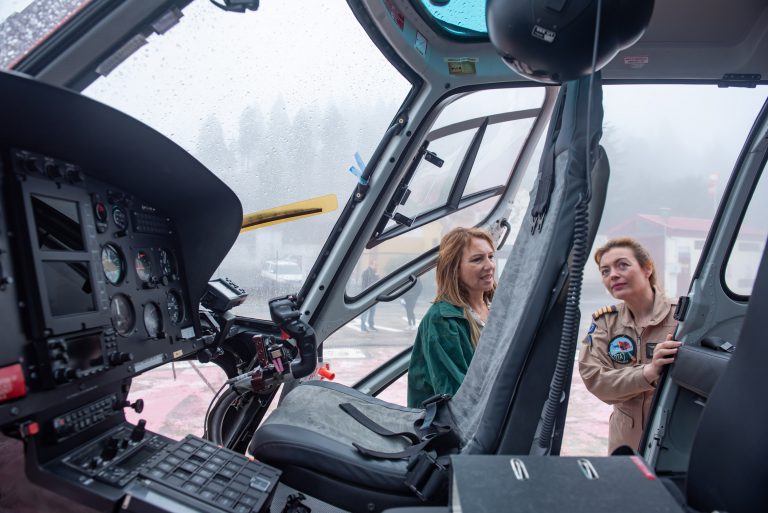 Arranca el Servicio de Helicópteros del Cabildo, esenciales para el primer ataque de los fuegos