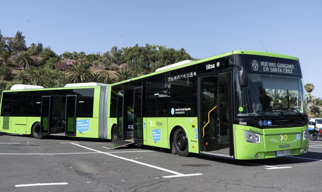 El Ayuntamiento de Santa Cruz de Tenerife comienza la renovación de la flota de guaguas urbanas 1 guaguas ticsa
