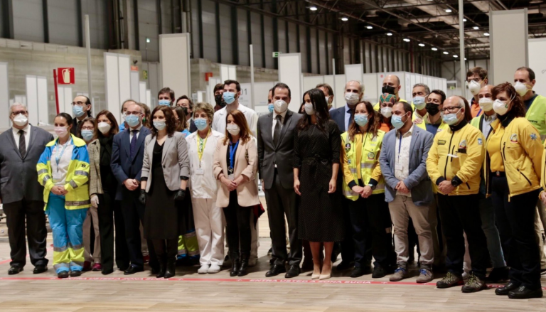 Investigan si el acto de clausura de Ifema vulneró las normas de distanciamiento