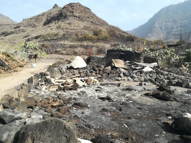 El Cabildo aprueba 600.000 euros para los afectados del incendio de Tasarte 2 incendio tasarte3