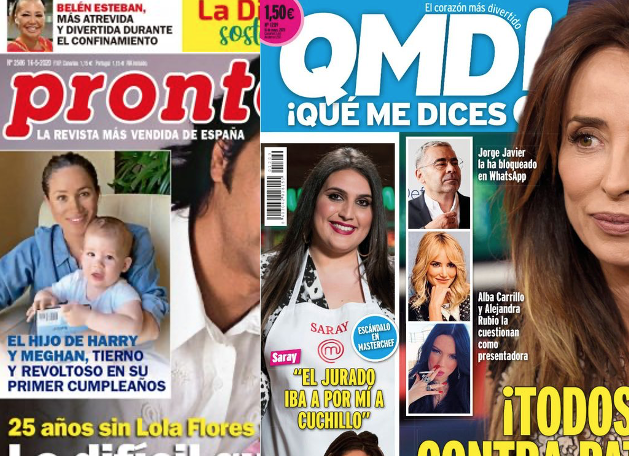 Kiosco rosa: portadas de las revistas del corazón