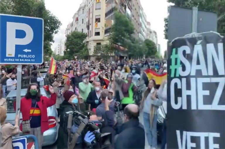 El Gobierno desplegará a la Policía en el Barrio de Salamanca para frenar las protestas contra Sánchez