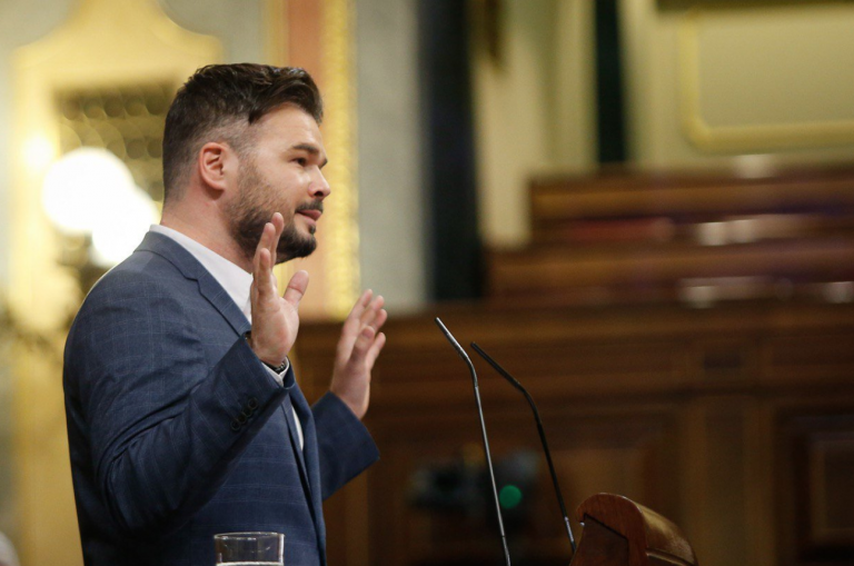 Rufián avisa al Gobierno de que el apoyo de Cs se lleva “por delante el espíritu de la investidura”