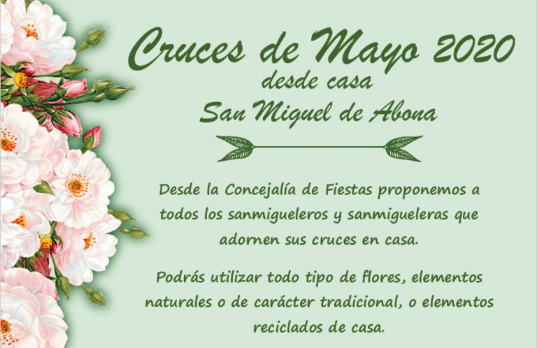 Las Cruces de Mayo desde casa en San Miguel de Abona