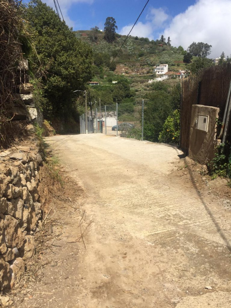 El Ayuntamiento de Valleseco finaliza las mejoras de la vía de La Disa