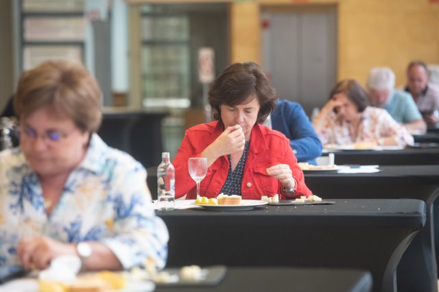 Las gemelas Beatriz y Natalia Mayor ganan el premio al Mejor Queso Curado de Gran Canaria en el concurso oficial del Cabildo 1 200626 cata quesos 12