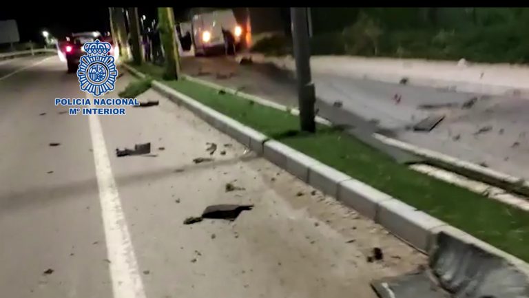 La Policía persigue e intercepta un convoy de hachís que circulaba desde Cádiz a Sevilla